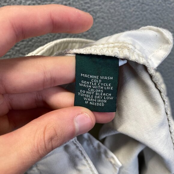 Ralph Lauren Jeans  Co Short Womens Size 16 Tan  Shorts,Pockets,Zipp - Picture 10 of 12